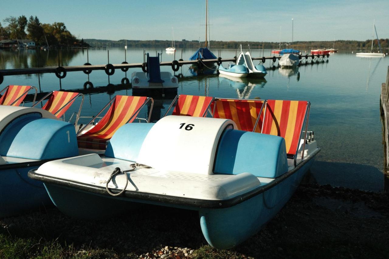 Lago Mio - Pension Am See - Bei Uns Verbringt Ihr Eine Wundervolle Zeit Direkt Am Wasser Worthsee Eksteriør billede
